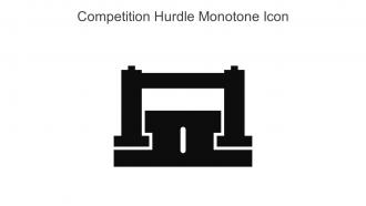 Competition Hurdle Monotone Icon In Powerpoint Pptx Png And Editable Eps Format
