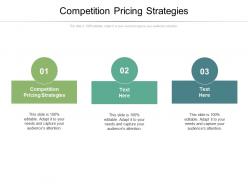 Competition pricing strategies ppt powerpoint presentation sample cpb