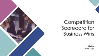 Competition Scorecard For Business Wins PPT Presentation AT