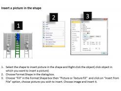 Competition to win the ladder race ppt graphics icons powerpoint