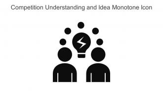 Competition Understanding And Idea Monotone Icon In Powerpoint Pptx Png And Editable Eps Format