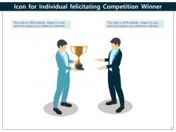 Competition Winner Individual Business Indicating Podium Trophies