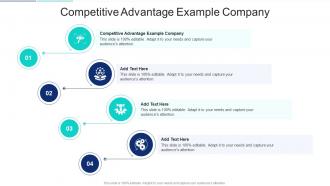 Competitive Advantage Example Company In Powerpoint And Google Slides Cpb