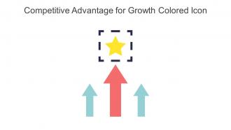 Competitive Advantage For Growth Colored Icon In Powerpoint Pptx Png And Editable Eps Format