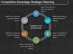 Competitive advantage strategic planning powerpoint layout