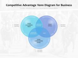 Competitive advantage venn diagram for business