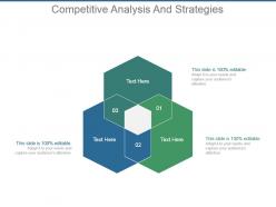 Competitive analysis and strategies powerpoint slide ideas