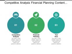 Competitive analysis financial planning content management system money management cpb