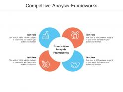 Competitive analysis frameworks ppt powerpoint presentation inspiration backgrounds cpb