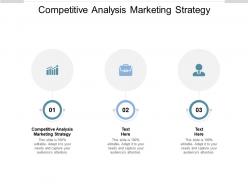 Competitive analysis marketing strategy ppt powerpoint presentation summary sample cpb