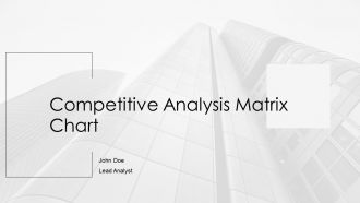 Competitive Analysis Matrix Chart PPT Summary AT