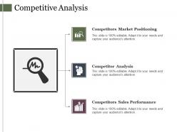 Competitive analysis powerpoint slide deck template