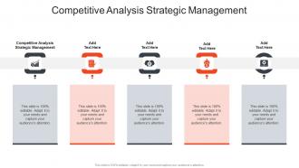 Competitive Analysis Strategic Management In Powerpoint And Google Slides Cpb