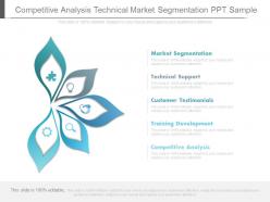 Competitive analysis technical market segmentation ppt sample