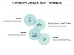 Competitive analysis tools techniques ppt powerpoint presentation file cpb