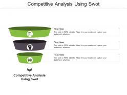 Competitive analysis using swot ppt powerpoint presentation gallery show cpb