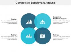 Competitive benchmark analysis ppt powerpoint presentation model shapes cpb