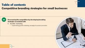 Competitive Branding Strategies For Small Businesses Complete Deck Professional Captivating