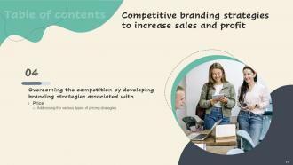Competitive Branding Strategies To Increase Sales And Profit Powerpoint Presentation Slides Colorful Analytical