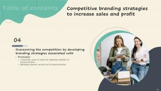 Competitive Branding Strategies To Increase Sales And Profit Powerpoint Presentation Slides Professionally Analytical