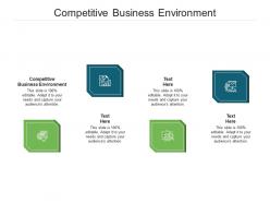 Competitive business environment ppt powerpoint presentation professional background cpb