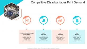 Competitive Disadvantages Print Demand In Powerpoint And Google Slides Cpb