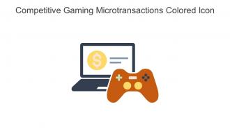 Competitive Gaming Microtransactions Colored Icon In Powerpoint Pptx Png And Editable Eps Format