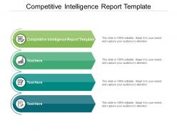 Competitive intelligence report template ppt powerpoint presentation model cpb