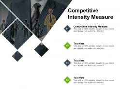 Competitive intensity measure ppt powerpoint presentation ideas design cpb