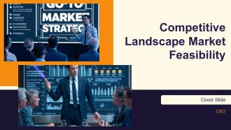 Competitive Landscape Market Feasibility PPT Mockup AT