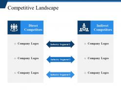 Competitive landscape powerpoint slide graphics