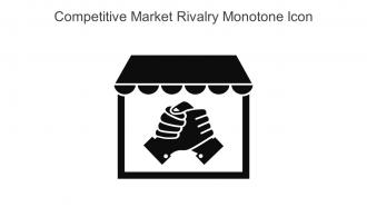 Competitive Market Rivalry Monotone Icon In Powerpoint Pptx Png And Editable Eps Format