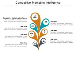 Competitive marketing intelligence ppt powerpoint presentation gallery rules cpb