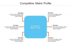 Competitive matrix profile ppt powerpoint presentation portfolio ideas cpb