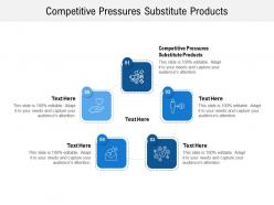 Competitive pressures substitute products ppt powerpoint presentation ideas structure cpb