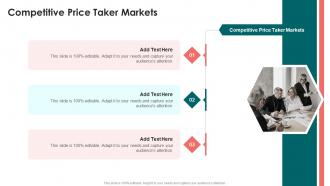 Competitive Price Taker Markets In Powerpoint And Google Slides Cpb