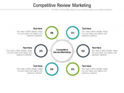 Competitive review marketing ppt powerpoint presentation outline background image cpb