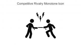 Competitive Rivalry Monotone Icon In Powerpoint Pptx Png And Editable Eps Format