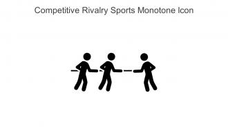 Competitive Rivalry Sports Monotone Icon In Powerpoint Pptx Png And Editable Eps Format