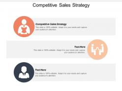 Competitive sales strategy ppt powerpoint presentation file design inspiration cpb