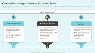Competitive Strategies Followed By Market The Market Leaders Guide To Dominating Your Industry Strategy SS V