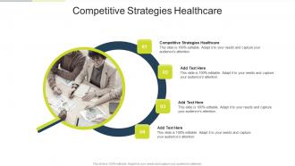Competitive Strategies Healthcare In Powerpoint And Google Slides Cpb