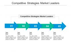 Competitive strategies market leaders ppt powerpoint presentation infographics clipart images cpb