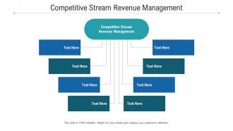 Competitive stream revenue management ppt powerpoint presentation model rules cpb