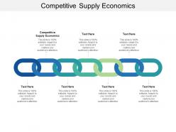 Competitive supply economics ppt powerpoint presentation icon graphics cpb