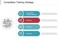 Competitive training strategy ppt powerpoint presentation layouts maker cpb