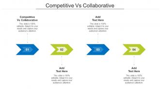 Competitive Vs Collaborative Ppt Powerpoint Presentation Ideas Visuals Cpb