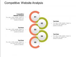 Competitive website analysis ppt powerpoint presentation professional infographics cpb