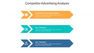 Competitor advertising analysis ppt powerpoint presentation infographics pictures cpb