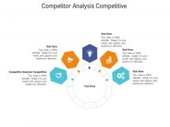 Competitor analysis competitive ppt powerpoint presentation images cpb